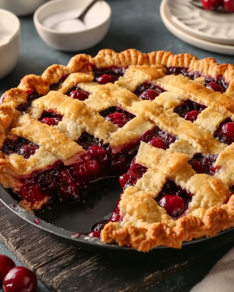 Braided Cranberry-Orange Pie Recipe