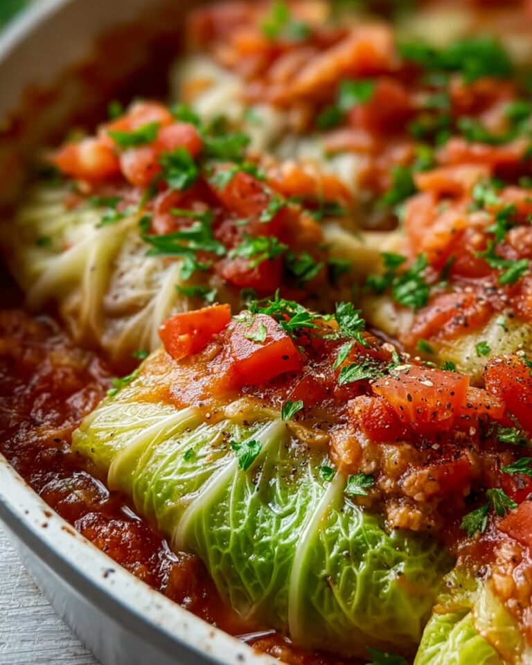 Mediterranean-Style Unstuffed Cabbage Rolls Recipe