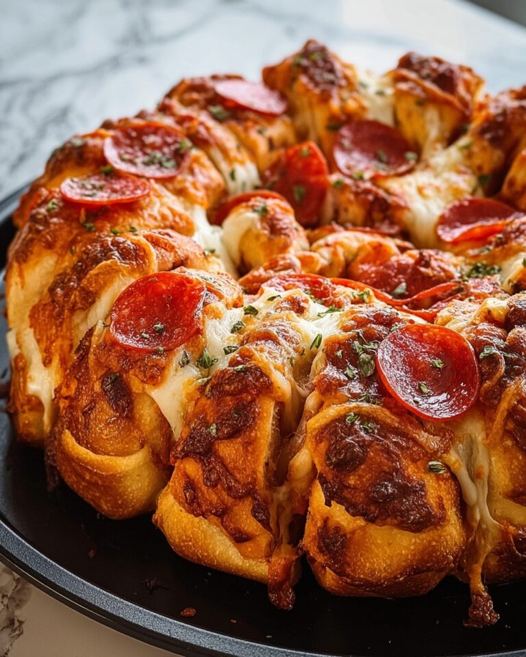 Pepperoni Pizza Monkey Bread Recipe