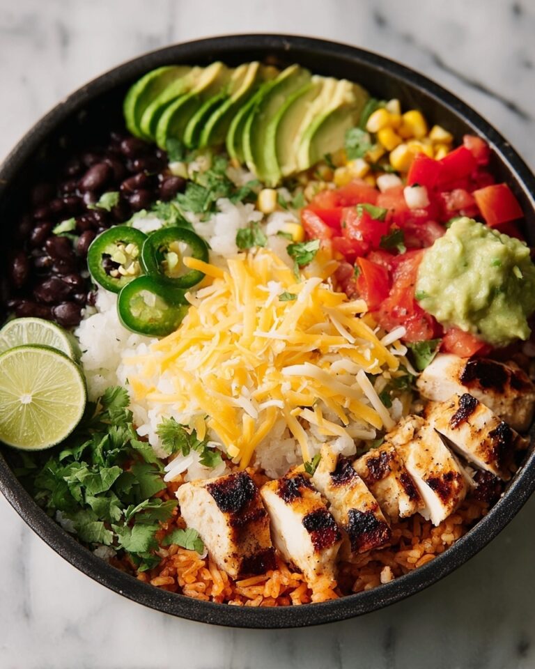 One Pan Chicken Burrito Bowl Recipe