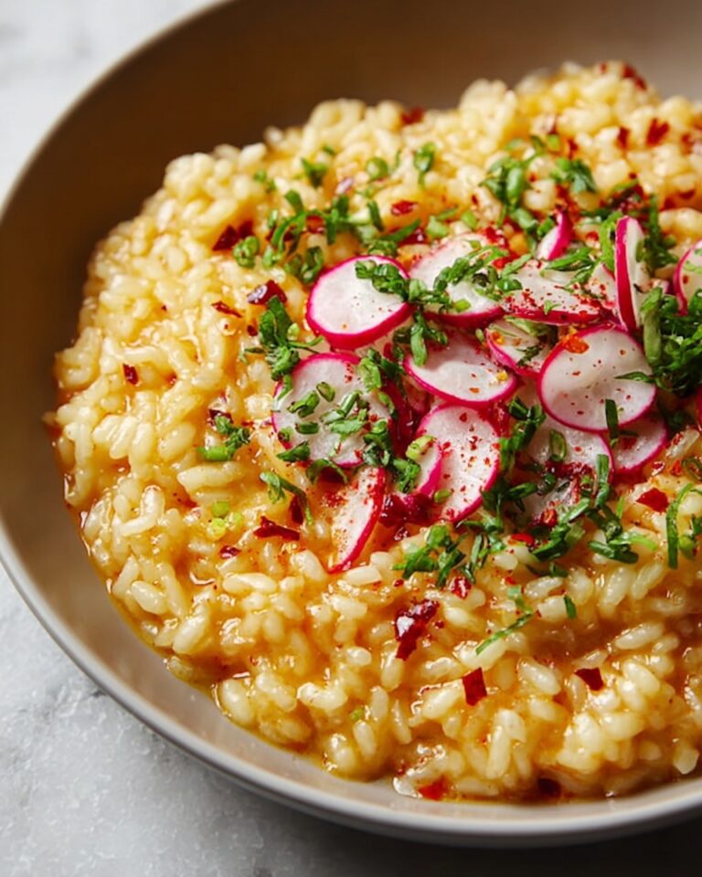 Cheesy Gochujang Risotto Recipe