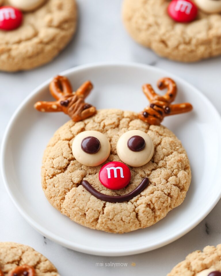 Rudolph Peanut Butter Cookies Recipe