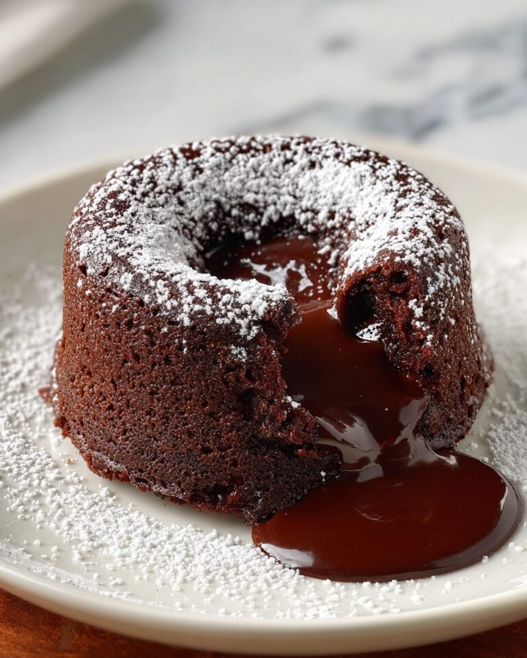 Protein Lava Cake (Gluten Free, Low Sugar) Recipe