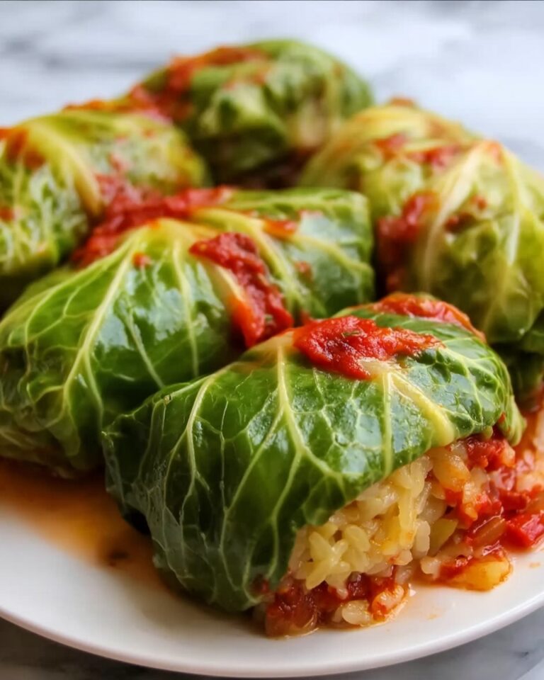 Vegetarian Stuffed Cabbage Rolls Recipe