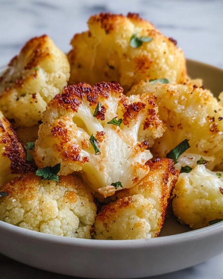 Roasted Parmesan Cauliflower Bites Recipe