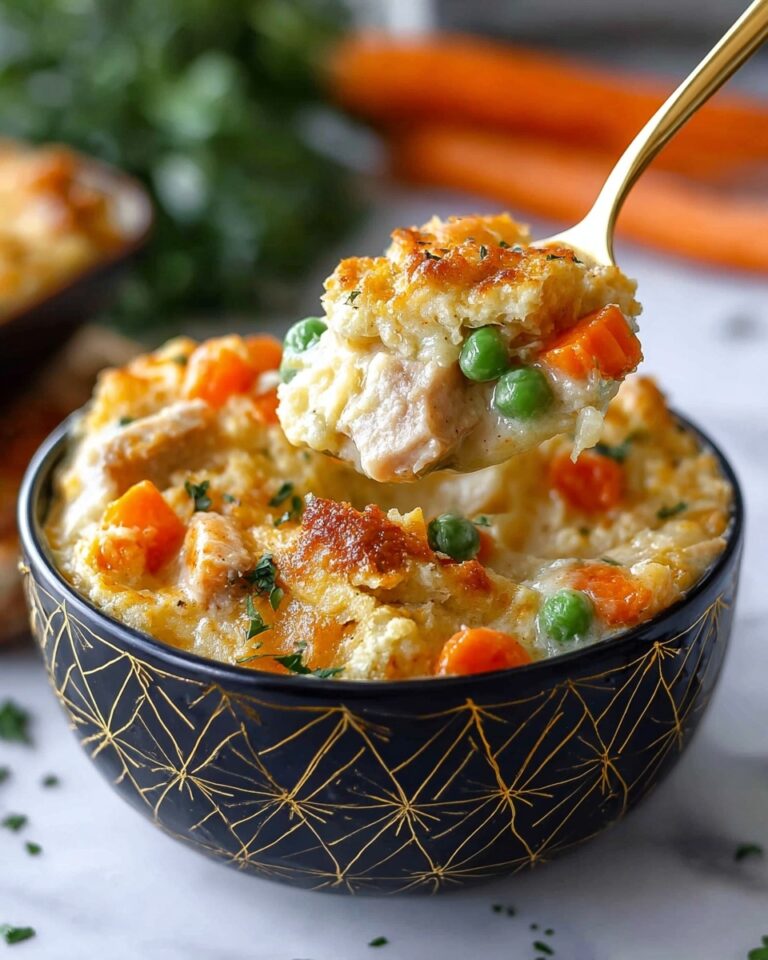 Sweet Potato Chicken Pot Pie Casserole Recipe