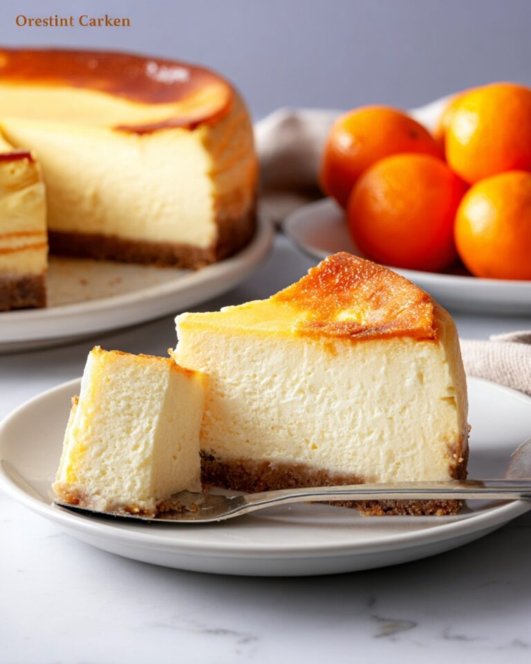 Orange or Clementine Ricotta Cheesecake Recipe