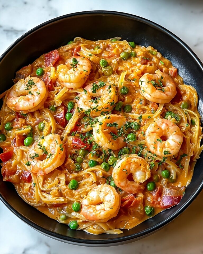 Creamy Garlic Shrimp Pasta Recipe