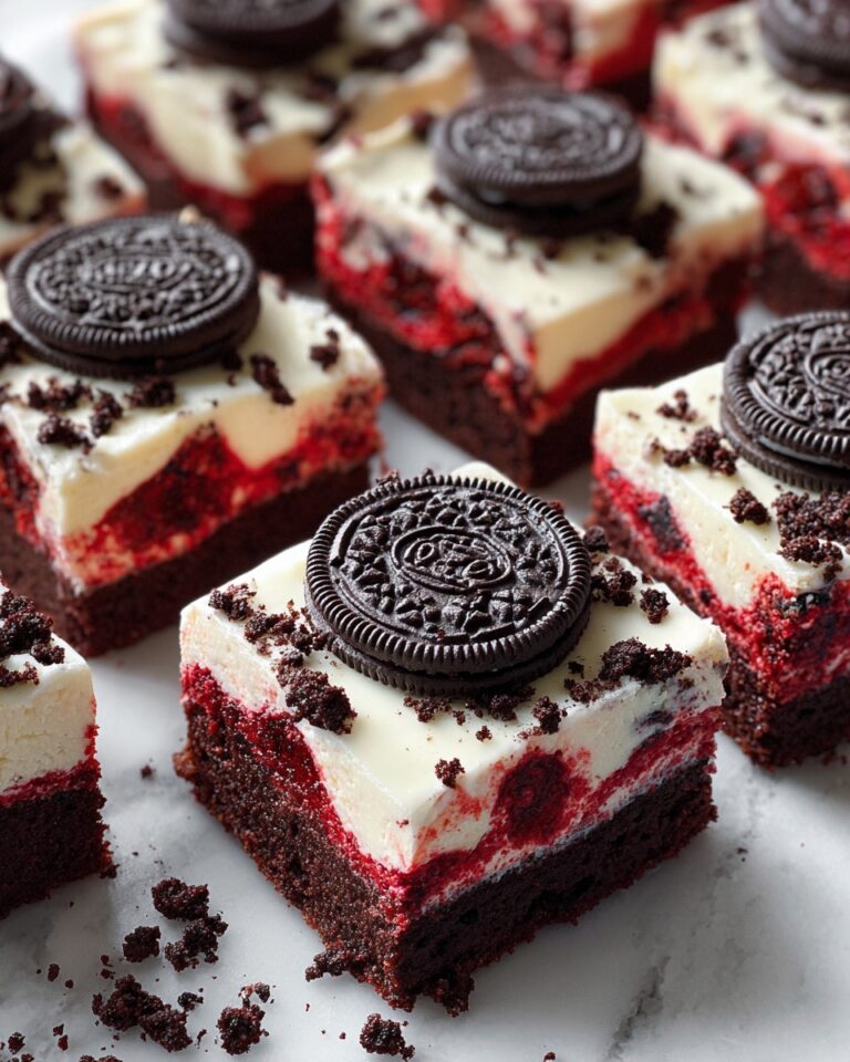 Cookies & Cream Red Velvet Brownies Recipe