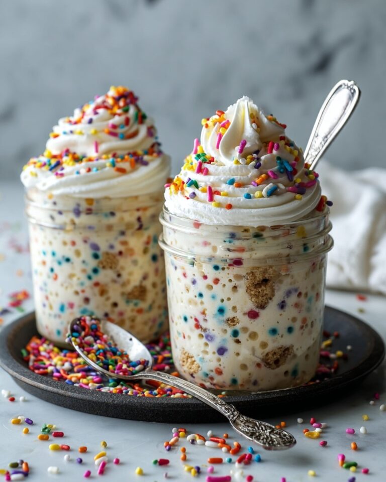 Birthday Cake Overnight Oats Recipe