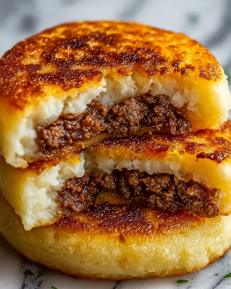 Potato Pancakes with Savory Beef and Cheese Recipe