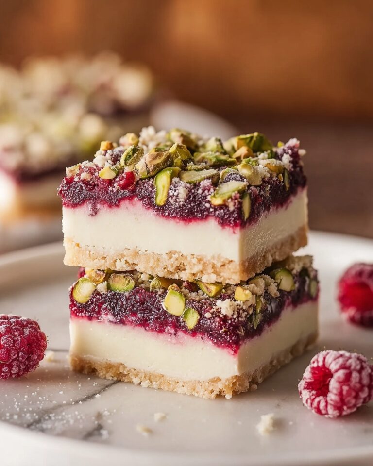 Pistachio Shortbread Bars Recipe