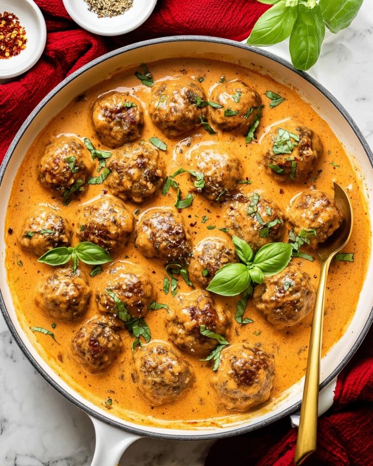 Creamy Marry Me Chicken Meatballs Recipe