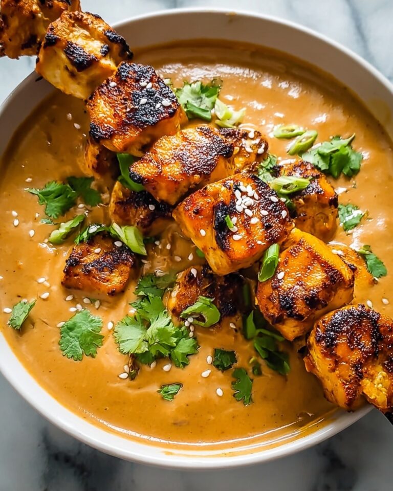 Thai Chicken Satay with Peanut Sauce Recipe