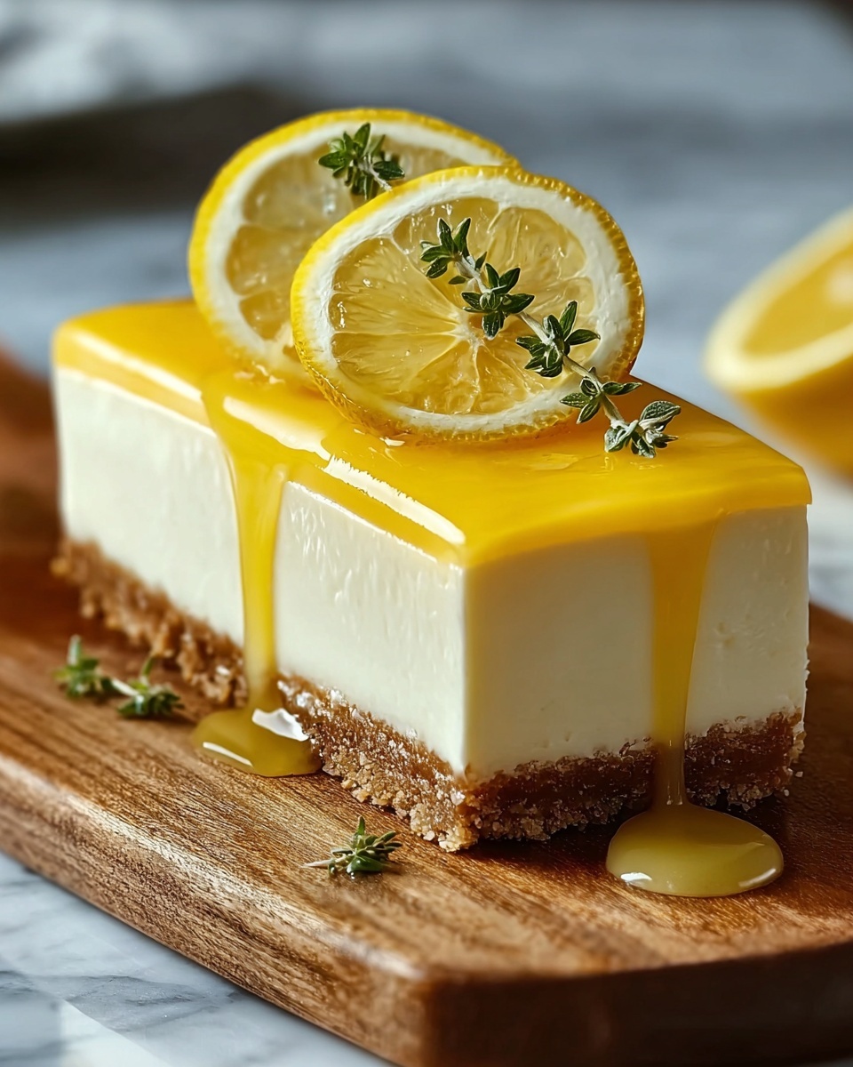 Lemon Cheesecake with Lemon Curd Recipe - Recipe Image