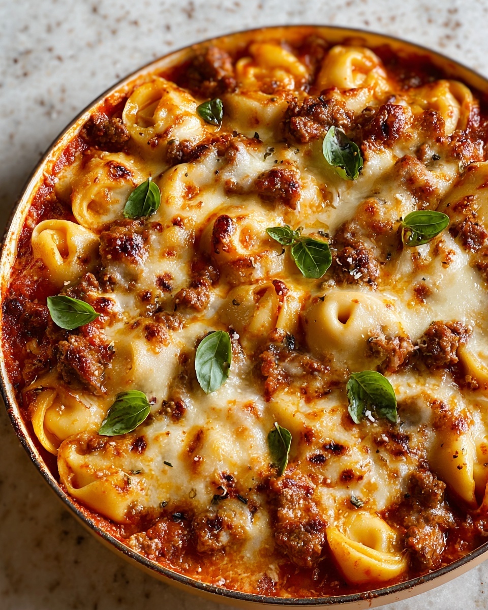 Meat Lovers Pizza Tortellini Recipe - Recipe Image