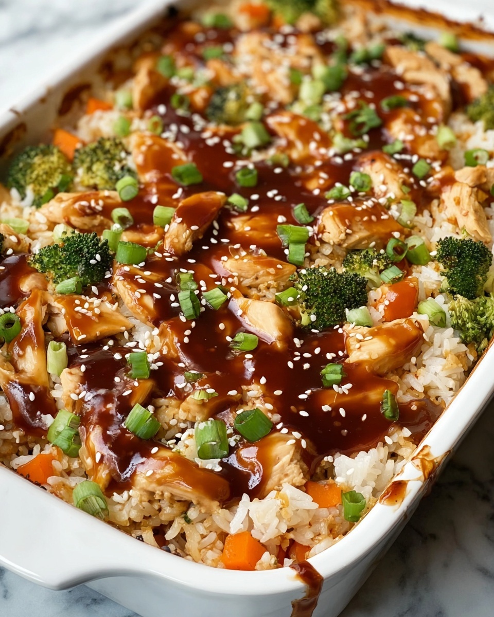 Teriyaki Chicken Casserole Recipe - Recipe Image