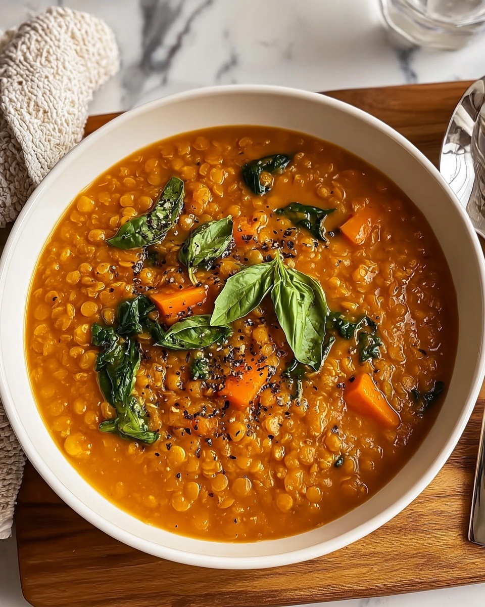 Creamy Red Lentil Soup Recipe - Recipe Image