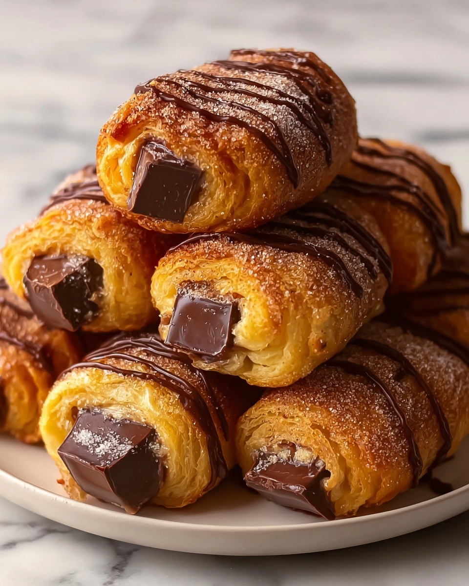 Peanut Butter Cup French Toast Rolls Recipe - Recipe Image
