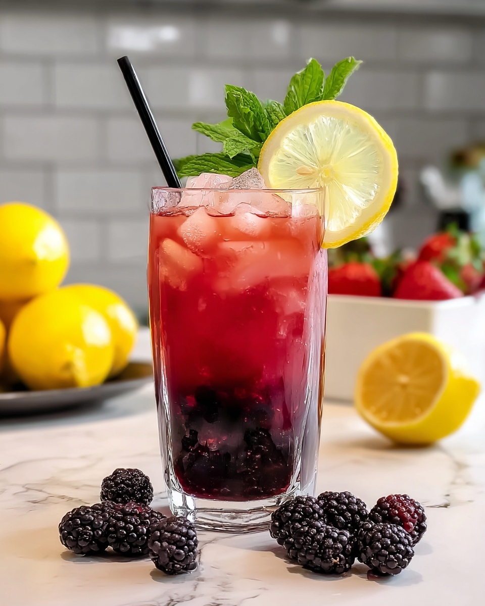 Triple Berry Lemonade Recipe - Recipe Image