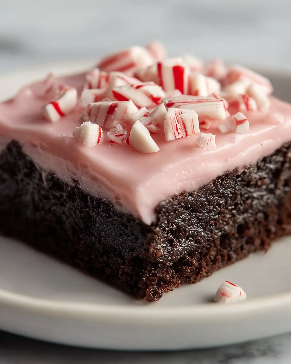 Candy Cane Brownies Recipe - Recipe Image