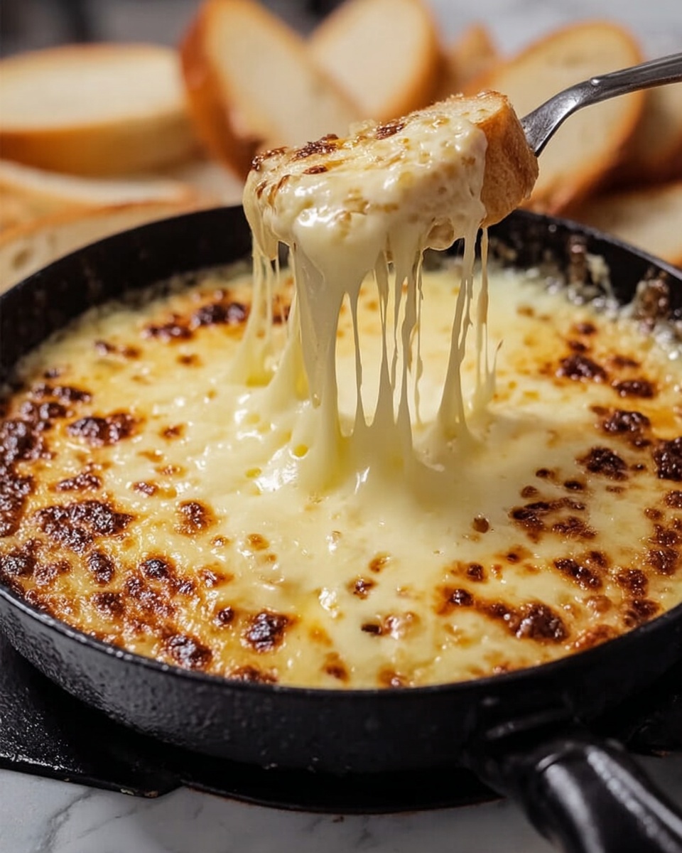 Classic Cheese Fondue Recipe - Recipe Image