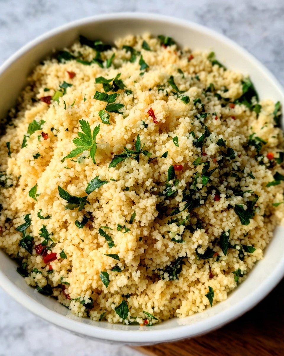Herbed Couscous with Fresh Parsley and Lemon Recipe - Recipe Image