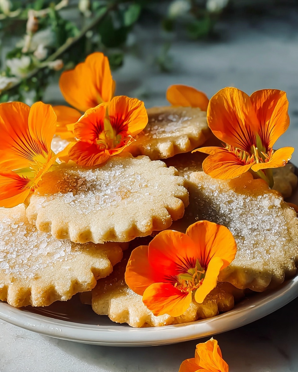 Nasturtium Petal Cookies Recipe - Recipe Image