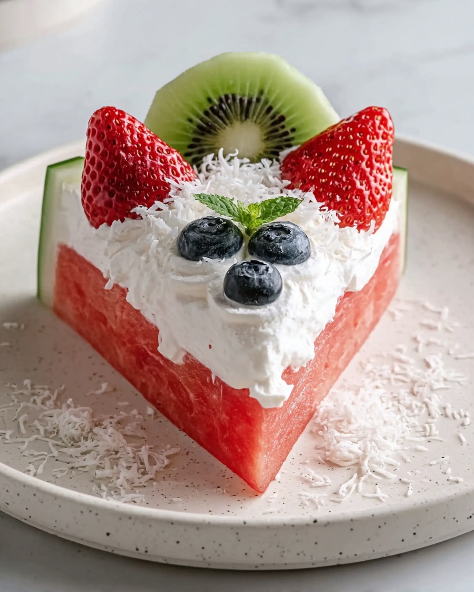 Watermelon Fruit Pizza Recipe - Recipe Image