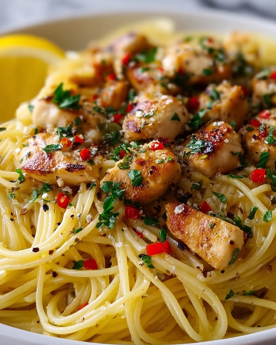 Chicken Scampi Pasta Recipe - Recipe Image