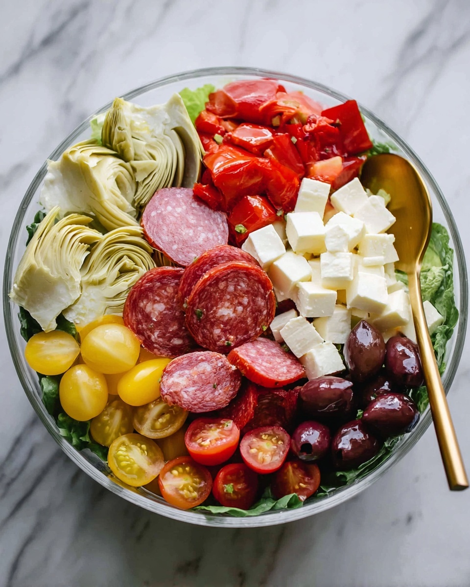 Homemade Antipasto Salad Recipe - Recipe Image
