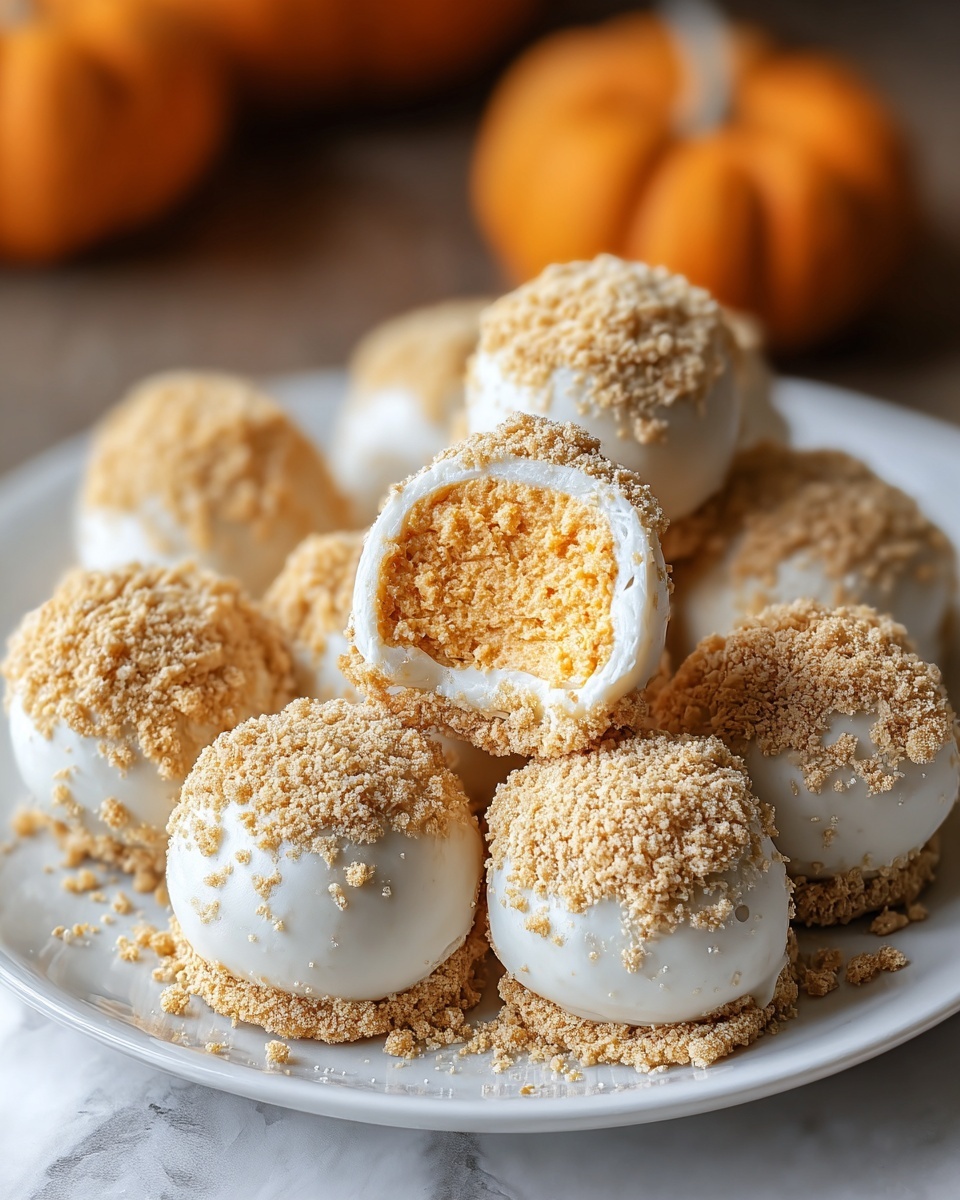 No-Bake Pumpkin Cheesecake Balls Recipe - Recipe Image