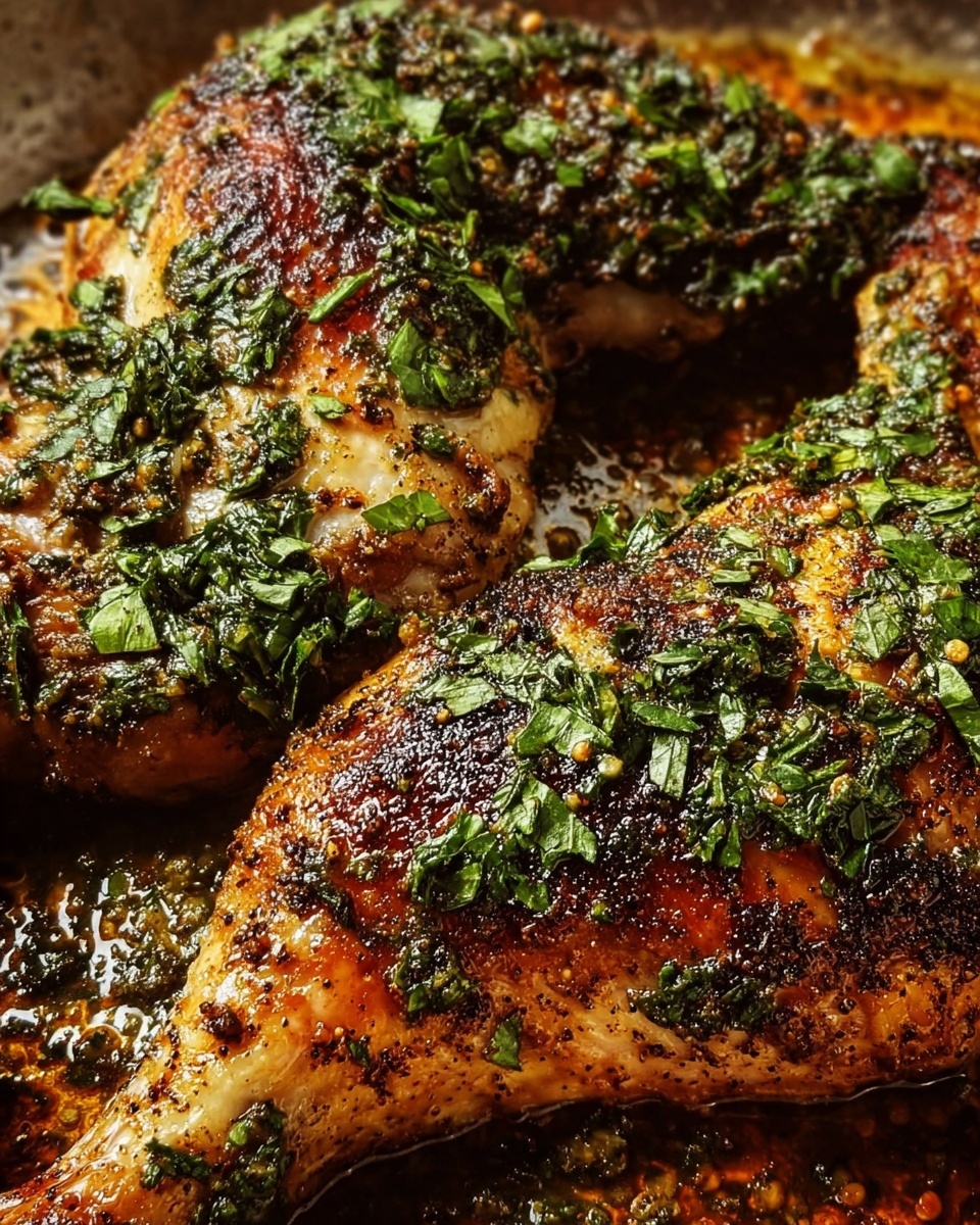 Oven Roasted Rosemary Garlic Brick Chicken: An Amazing Ultimate Family Feast Recipe - Recipe Image