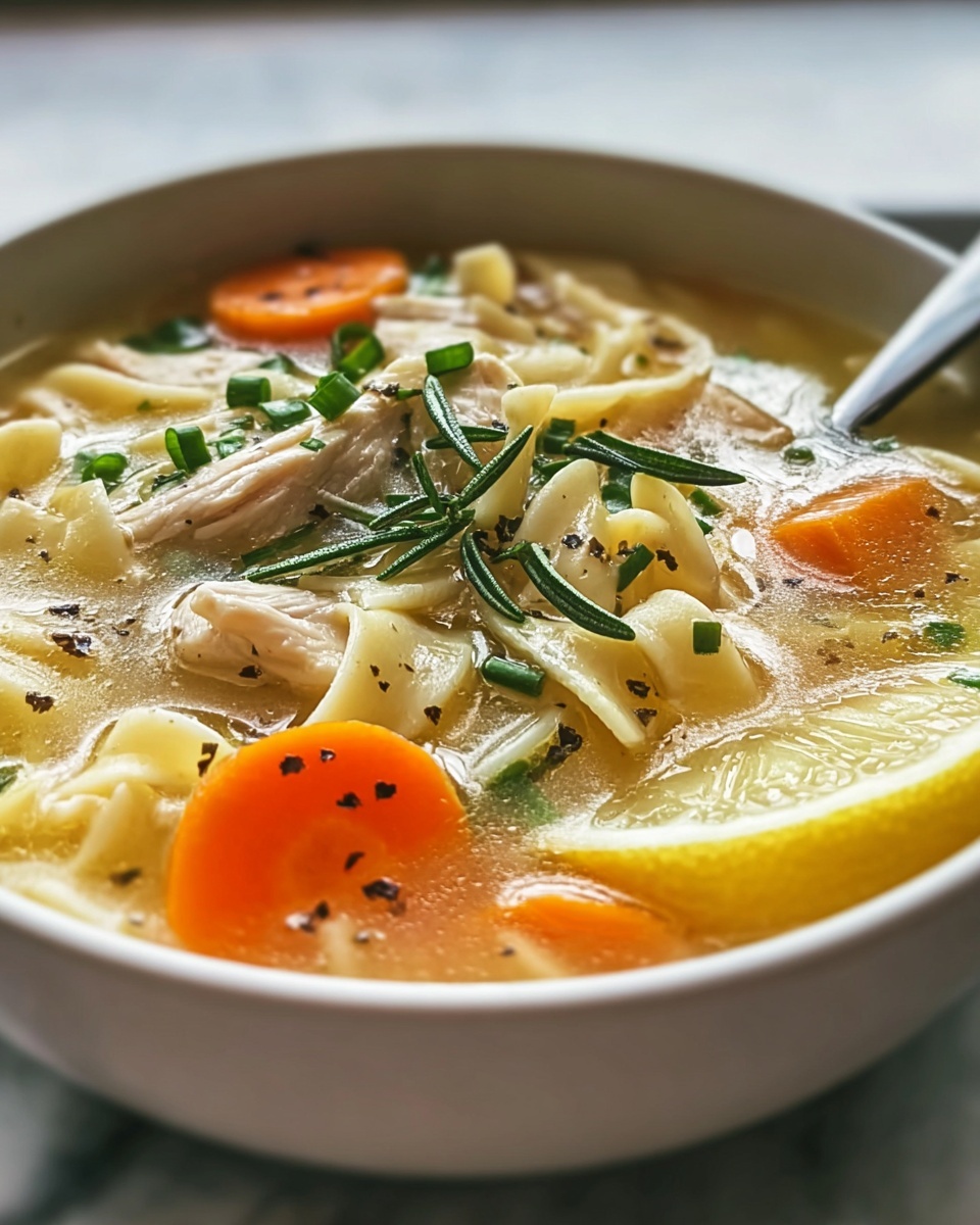Greek Lemon Chicken Soup (Avgolemono) Recipe - Recipe Image