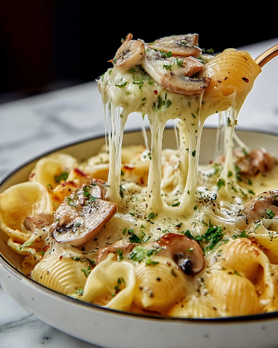 Creamy Chicken and Mushroom Pasta Recipe - Recipe Image