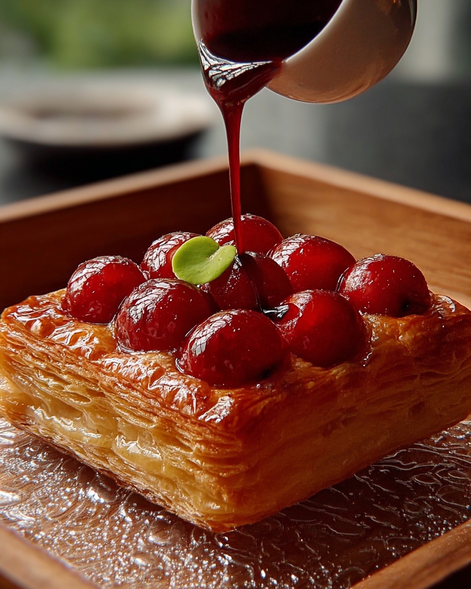 Cherry Cheese Pastry Pie Recipe - Recipe Image