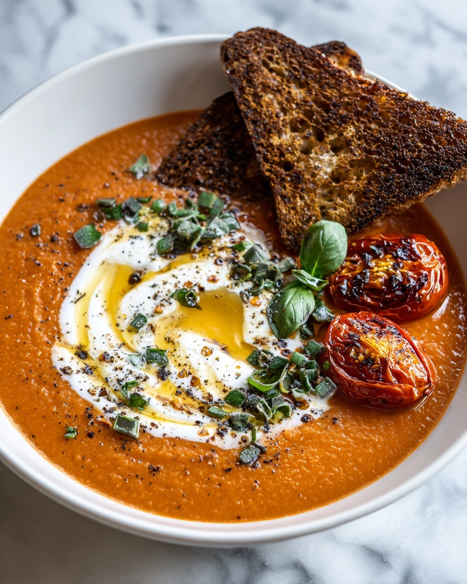 Easy Roasted Tomato Soup Recipe - Recipe Image