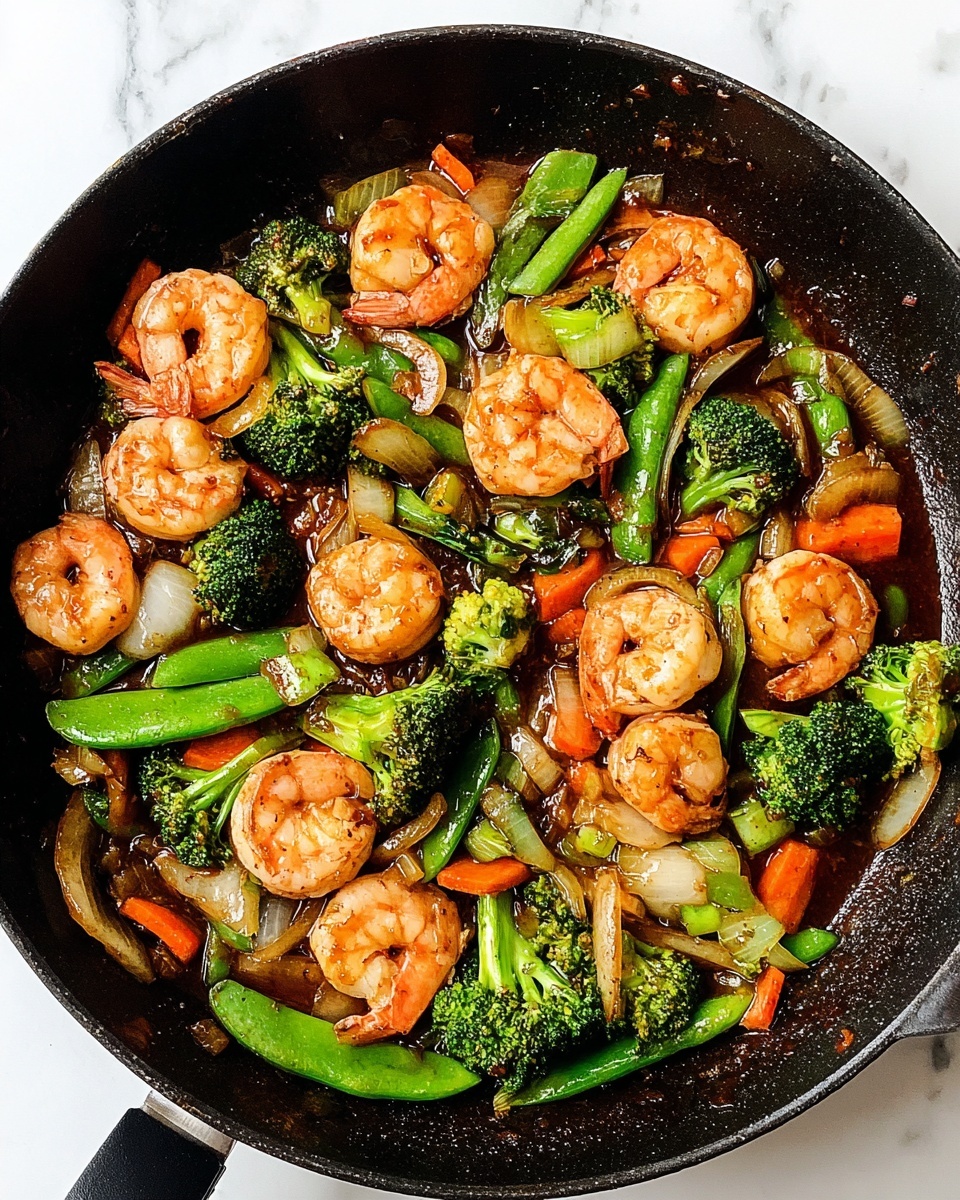 Honey Garlic Shrimp & Zucchini Stir-Fry Recipe - Recipe Image