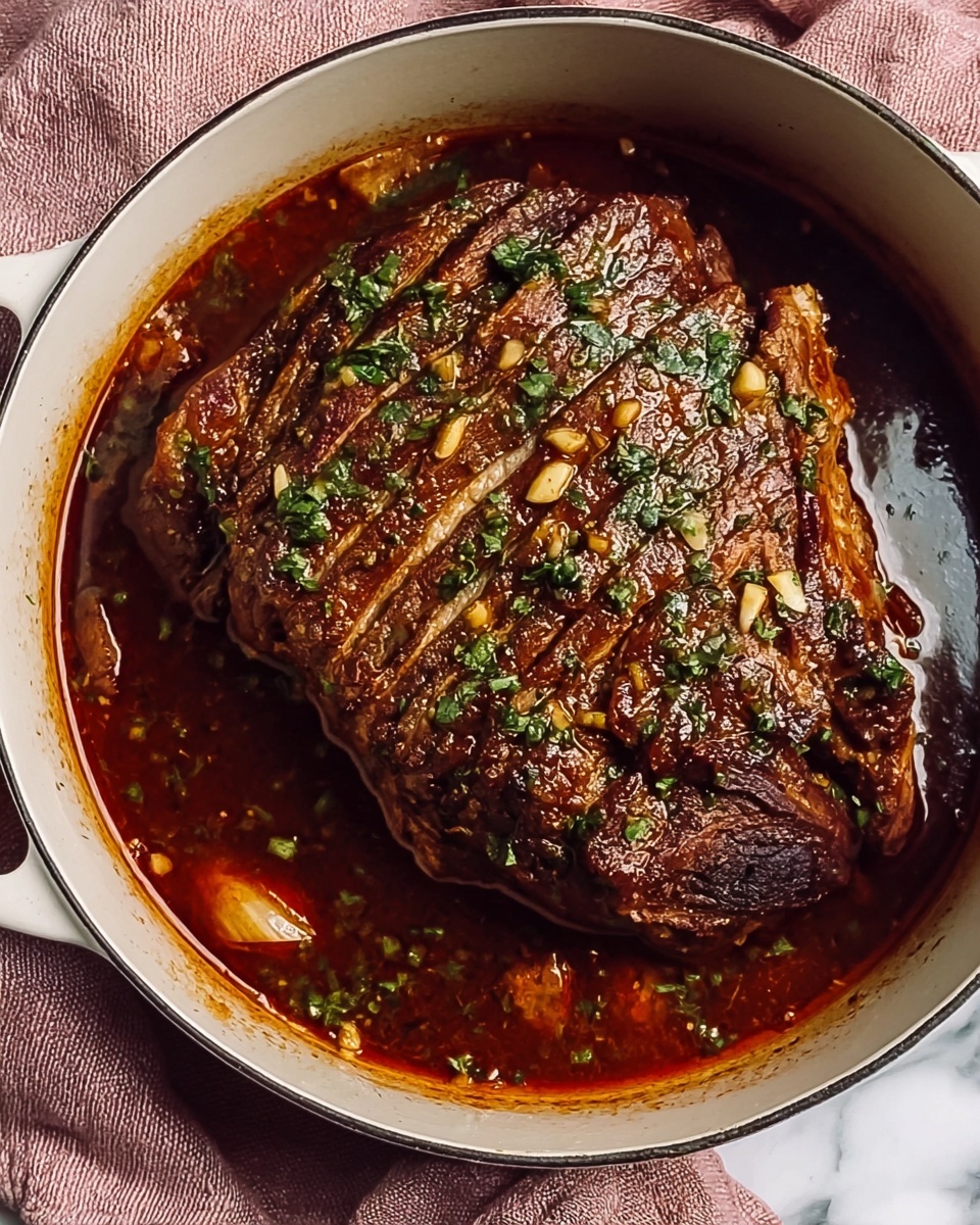 Italian Style Braised Brisket Recipe - Recipe Image