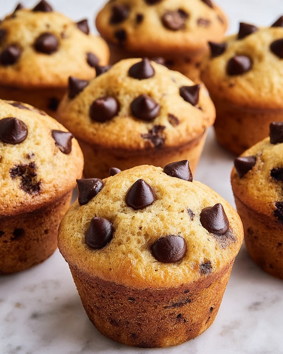 Mini Banana Muffins with Chocolate Chips Recipe - Recipe Image