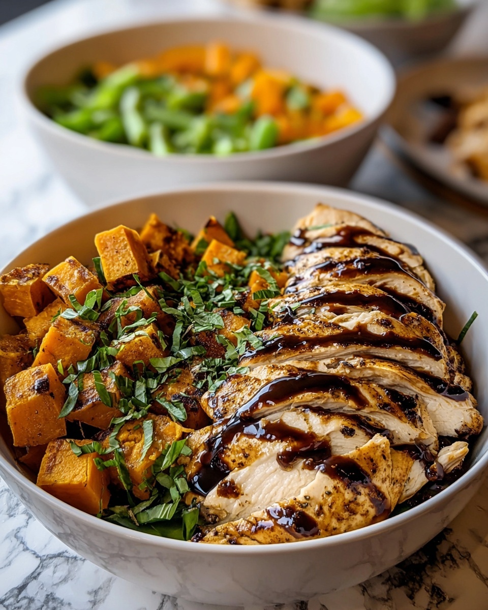 BBQ Chicken Sweet Potato Bowls Recipe - Recipe Image