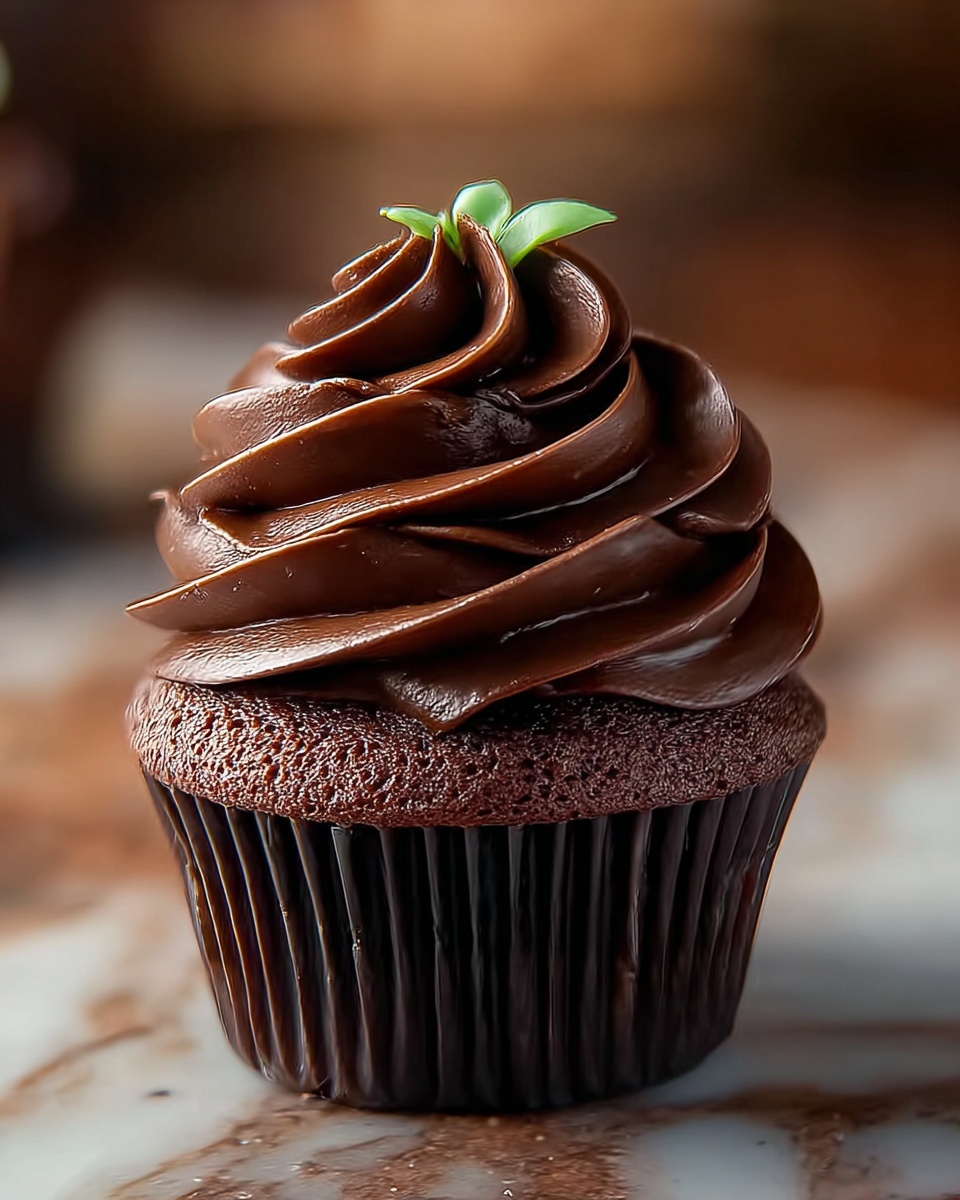 Double Chocolate Cupcakes Recipe - Recipe Image