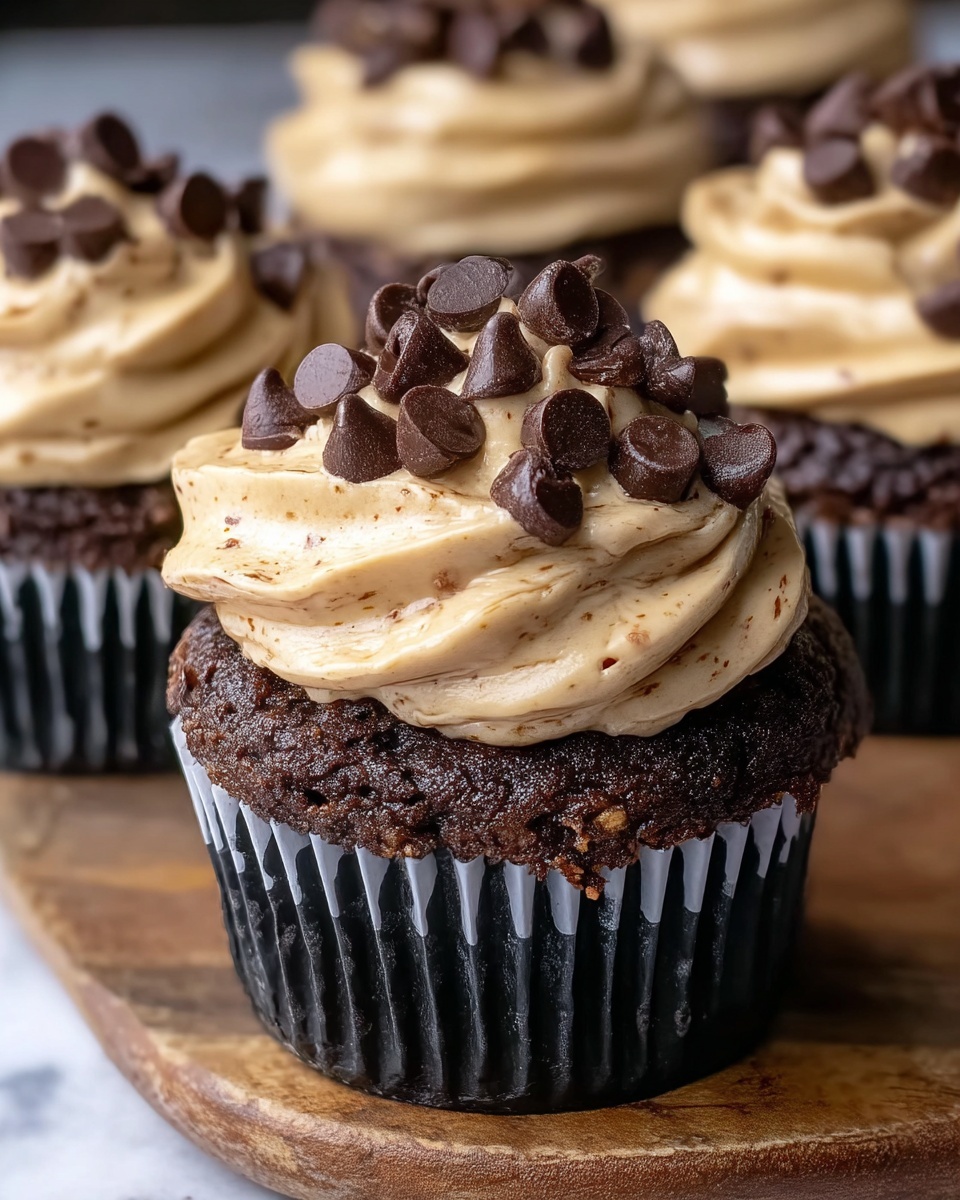 Brownie Stuffed Cookie Dough Cupcakes Recipe - Recipe Image