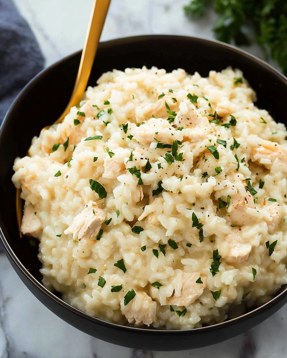 Creamy Chicken and Rice Recipe - Recipe Image