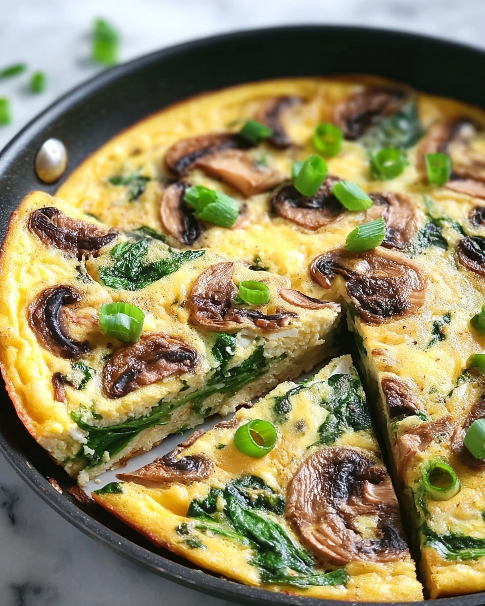 Mushroom and Spinach Frittata Recipe - Recipe Image
