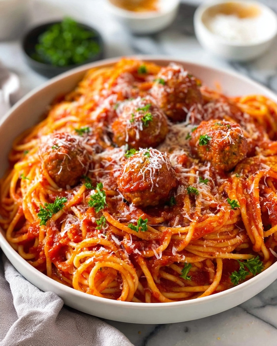 Instant Pot Spaghetti and Meatballs Recipe - Recipe Image
