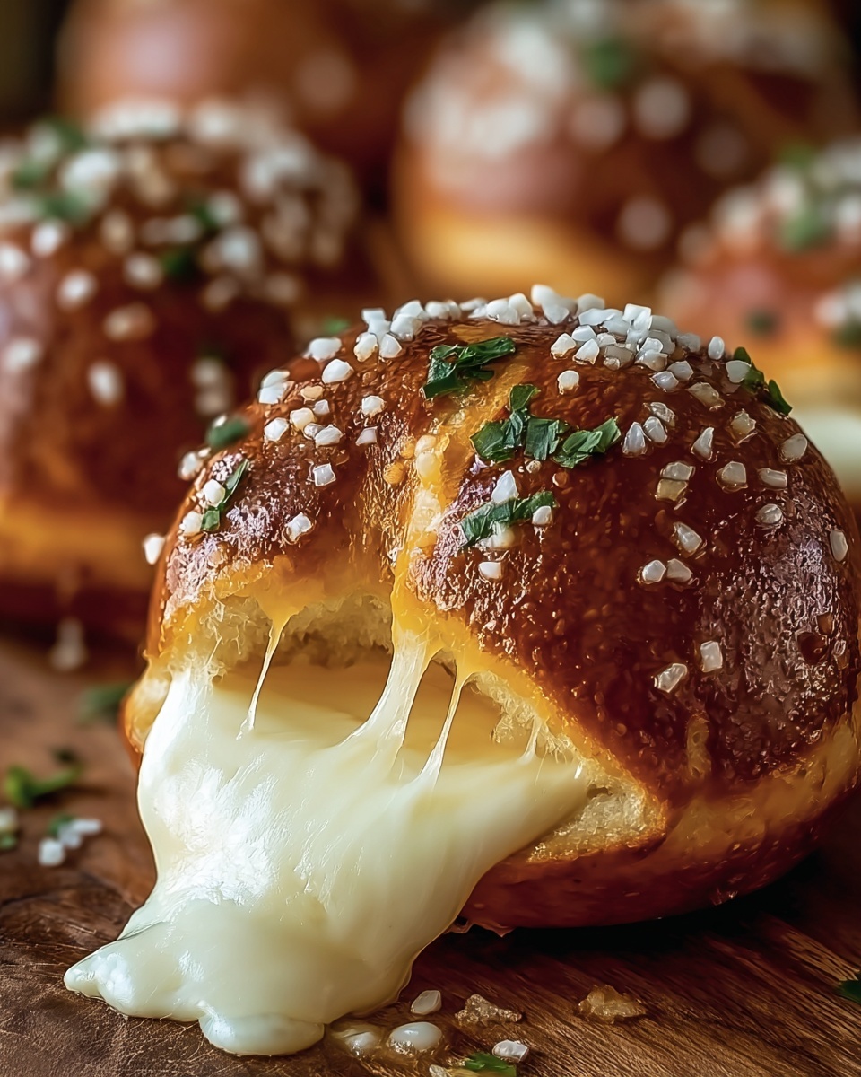 Cheese-Stuffed Pretzels Recipe - Recipe Image