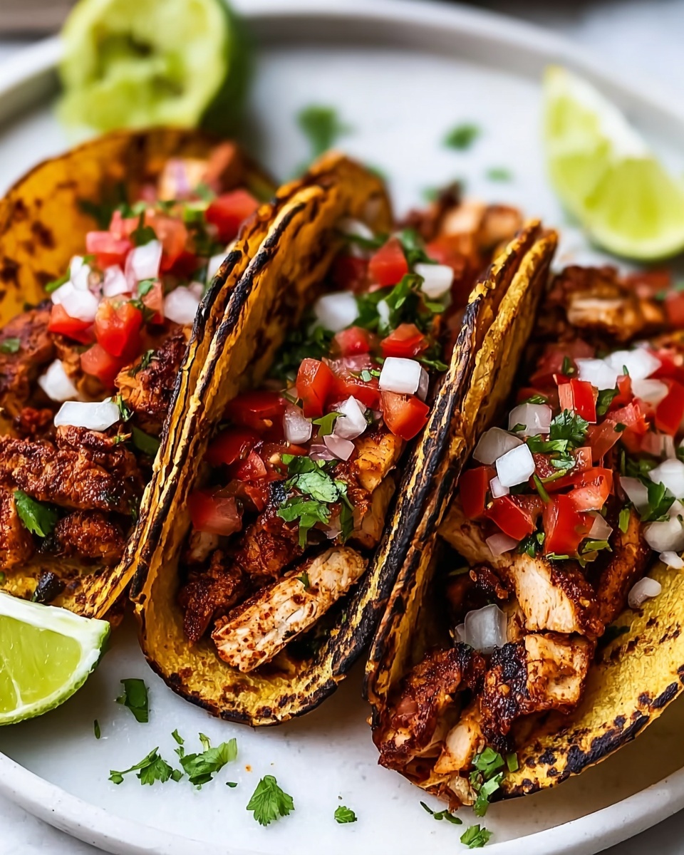 The BEST Grilled Chicken Tacos Recipe - Recipe Image