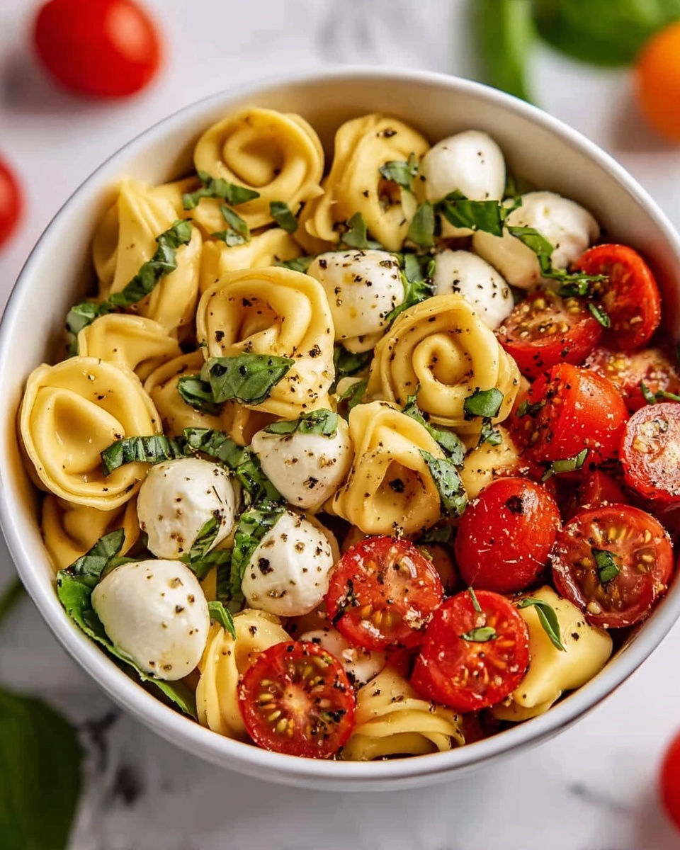 Tortellini Caprese Salad Recipe - Recipe Image