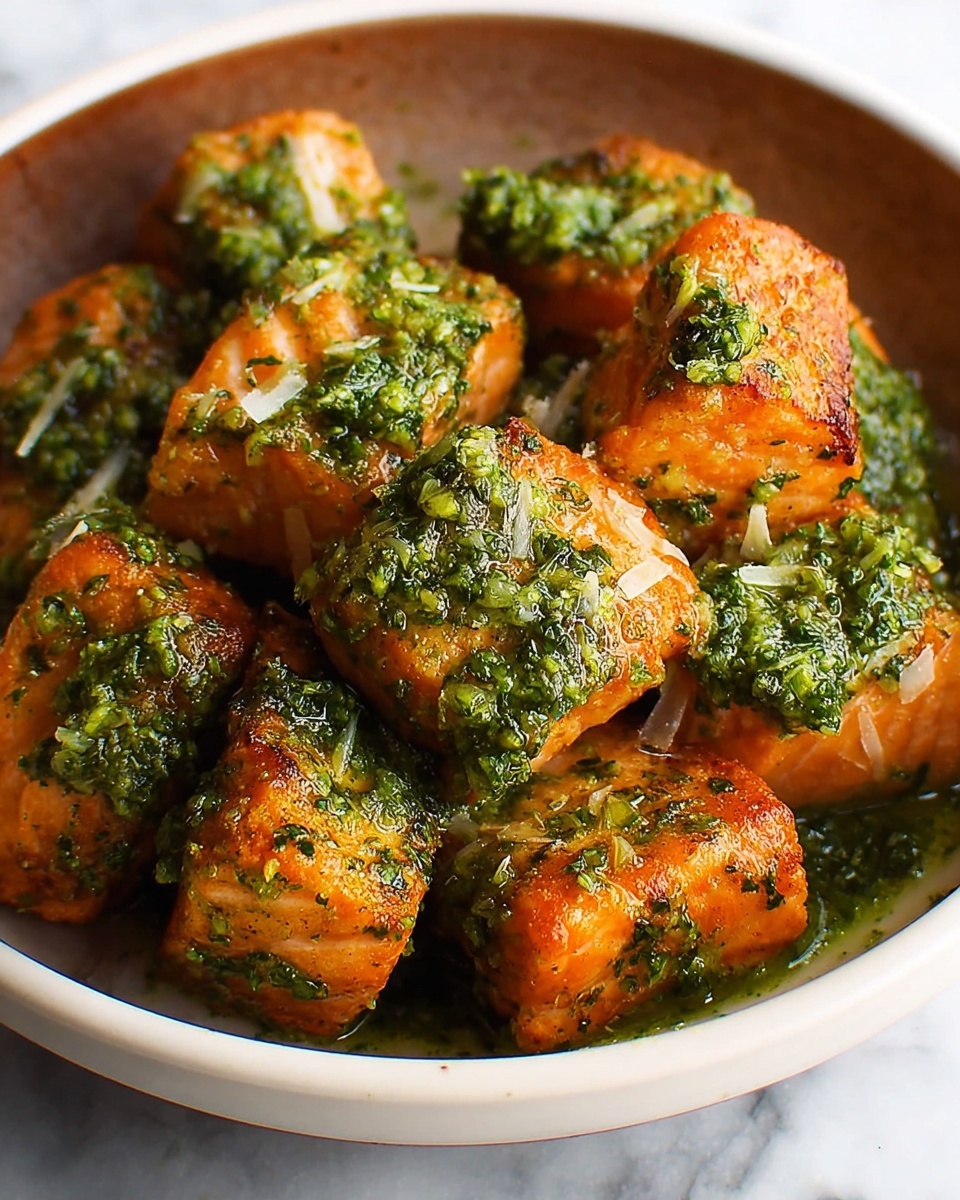 Pesto Salmon Bites Recipe - Recipe Image